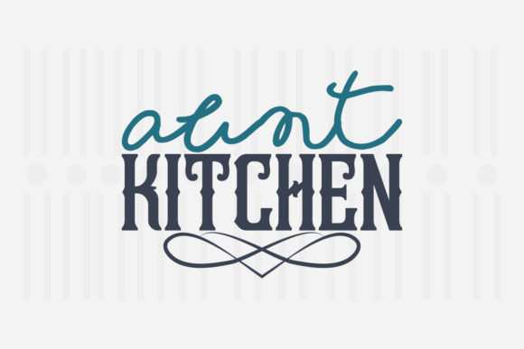 Aunt Kitchen Kitchen SVG: Graphics for Crafts